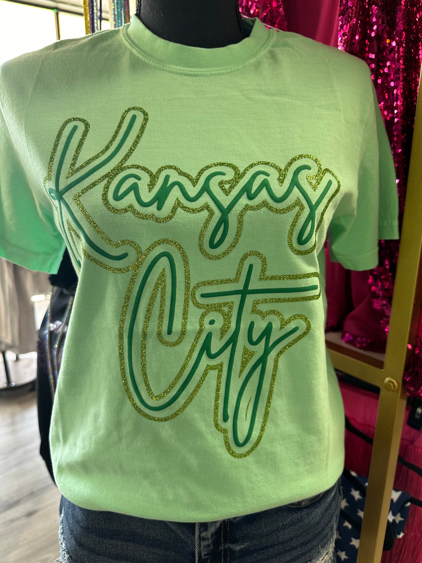 Green Kansas City Comfort Tee